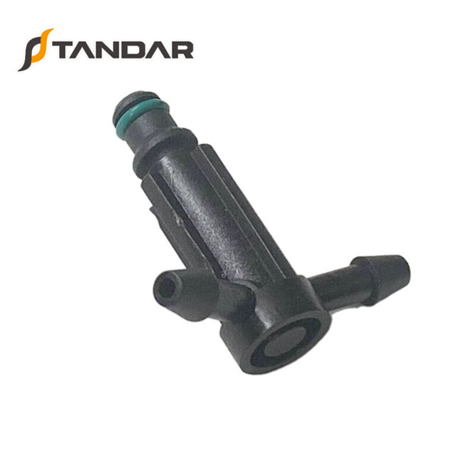 180 Degree Long Type Leak Off Pipe Connector For Ford Common Rail Diesel Injectors