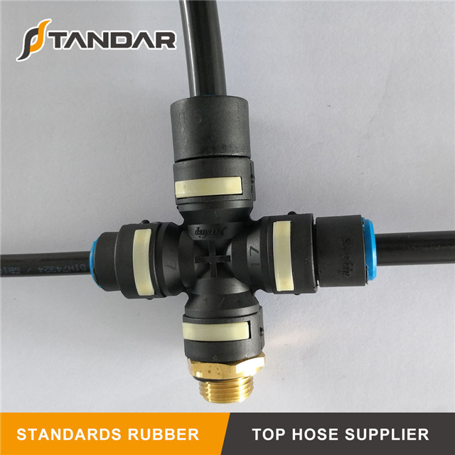 Air Hose Quick Connect Nylon Pneumatic Coupling Fittings