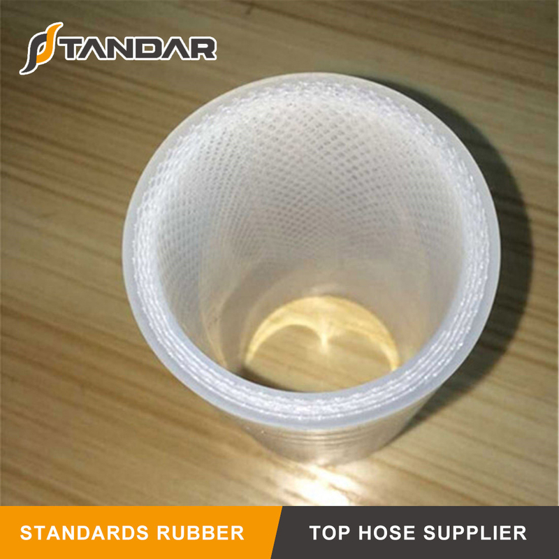 FDA Flexible Transparent SS wire Reinforced Silicone Hose