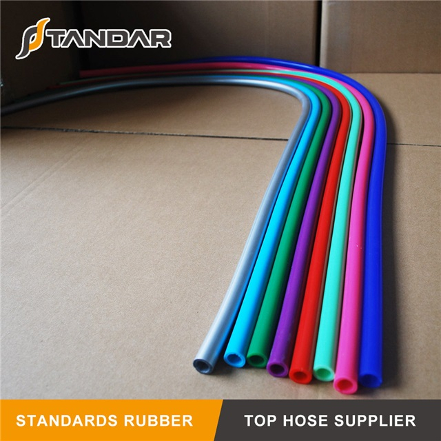 High Temperature clear platinum cured thin wall soft custom Food Grade Silicone Hose