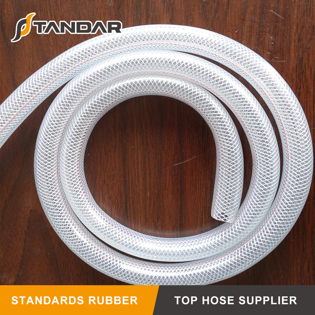 FDA Flexible Food Grade SS wire briaded Reinforced thin wall platinum cured Silicone Hose