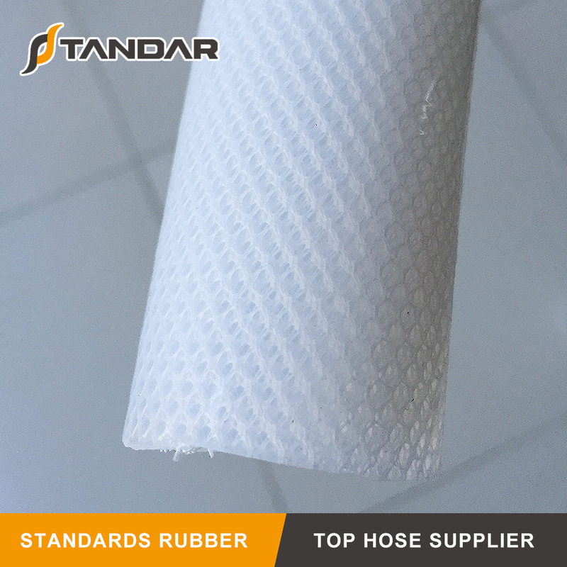 High Temperature FDA Fabric Braided reinforced Silicone Hose