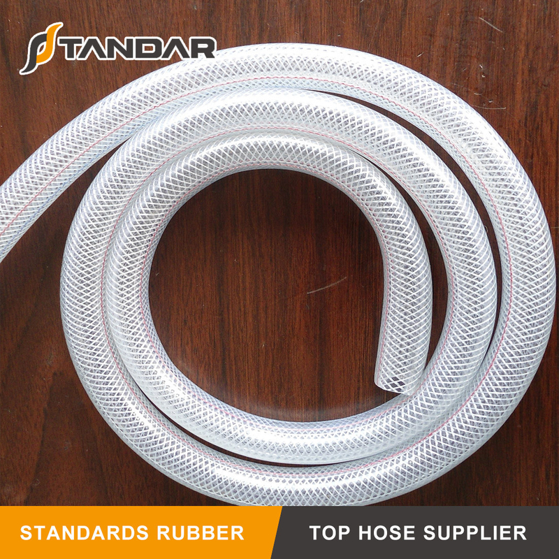 High Temperature FDA Fabric Braided reinforced Silicone Hose