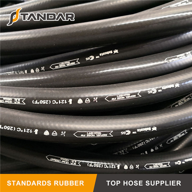 High Temperature flexible steel wire reinforced braided Hydraulic Rubber Steam Hose pipe