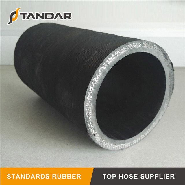Black Wire Spiral Industrial Concrete Placement Hose