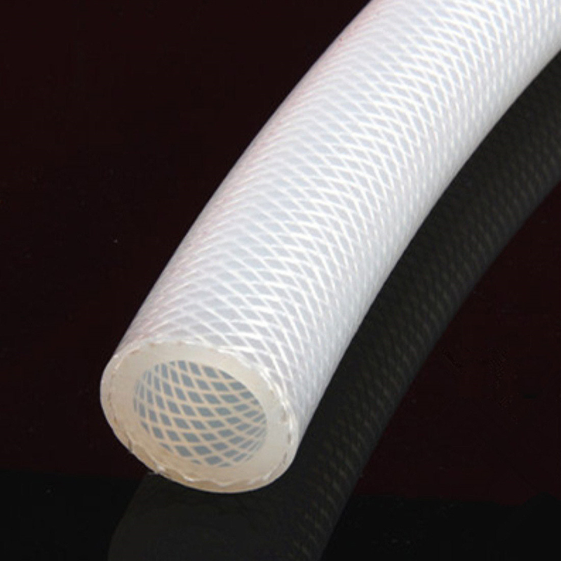 High Temperature FDA Fabric Braided reinforced Silicone Hose