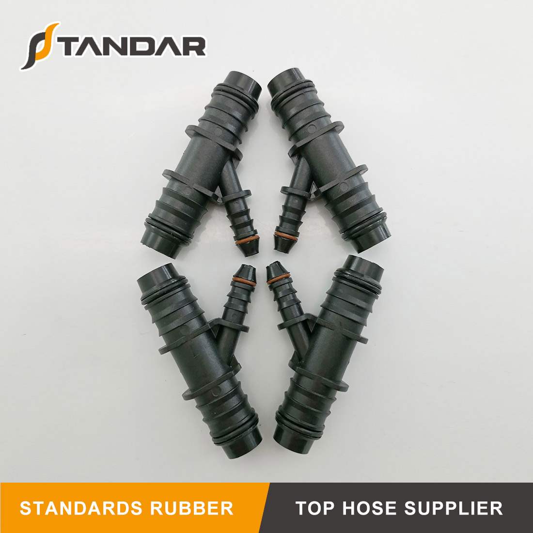 Plastic barbed automative T shape and Y Shape Fuel Line Adaptor 