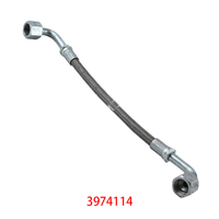 3974114 Air Compressor Flexible Hose for CUMMINS 4BT Engine with High-Strength, Pressure-Tested