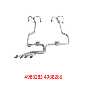 4988285 498828 Automotive Engine High-pressure Fuel Supply Tube for Cummins 4BT3.9 Engine, Cylinders 1-4