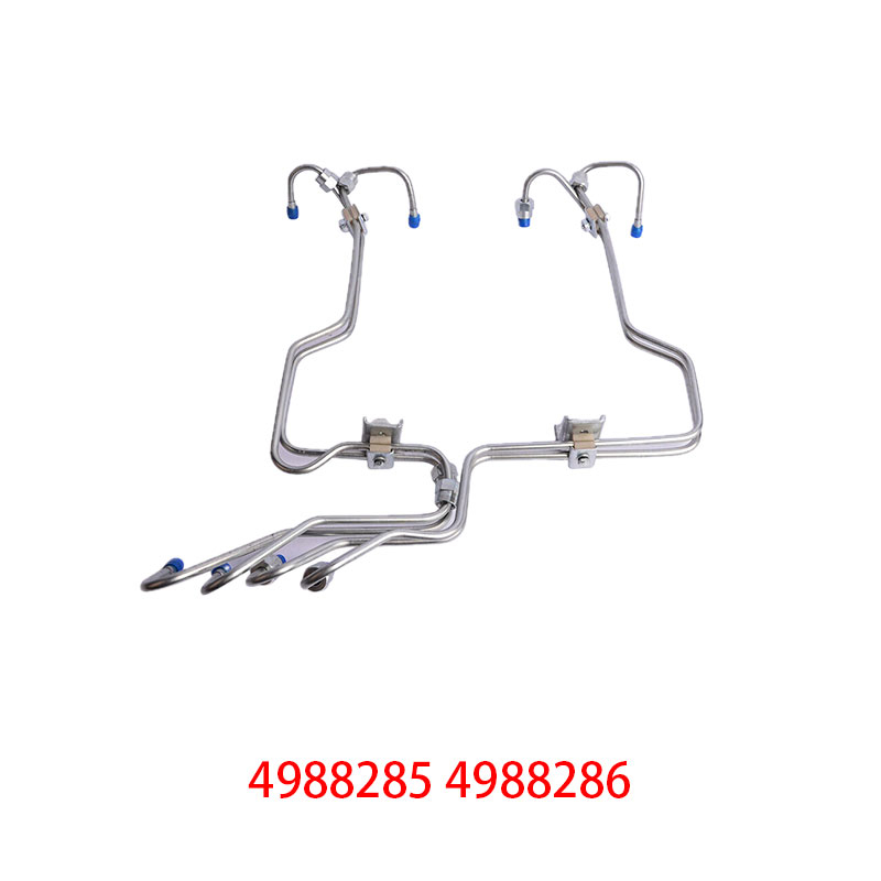 4988285 498828 Automotive Engine High-pressure Fuel Supply Tube for Cummins 4BT3.9 Engine, Cylinders 1-4