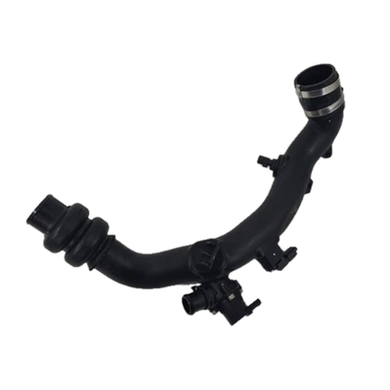 F2G3-6F074-CA JT4E-9U465-AA Turbocharger Intercooler Hose Glossy Intercooler Outlet Air Hose Compatible with Ford Turbocharger Intake Pipe