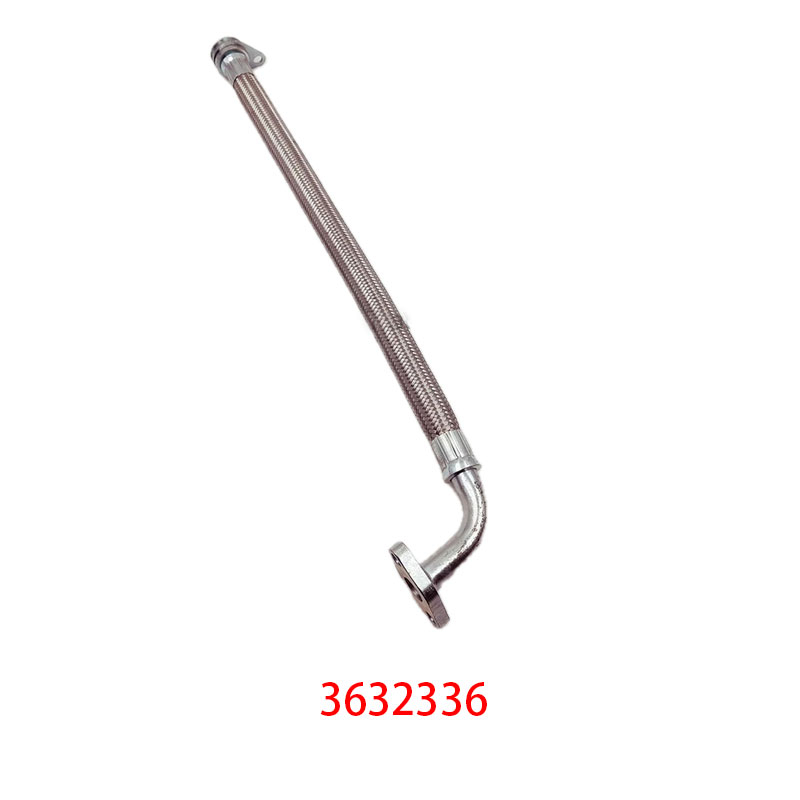 3632334 3632336 3632339 Automotive Engine Turbocharger Oil Return Pipe for Cummins QSK38 K50 Engine Parts
