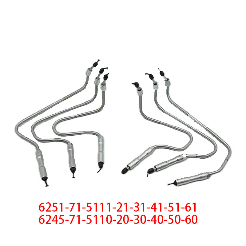 6251-71-5111-21-31-41-51-61 6245-71-5110-20-30-40-50-60 Hot Selling Automotive Engine High-pressure Fuel Supply Tube for Komatsu