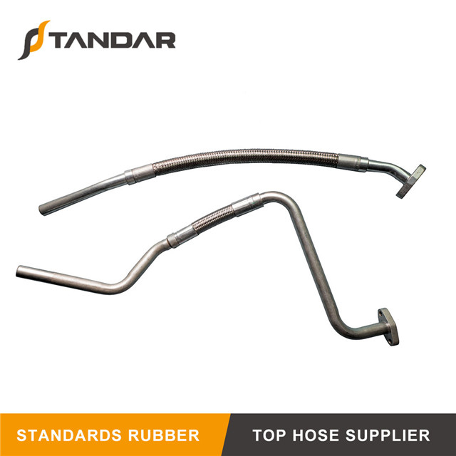 Cummins Engine diesel flexible Turbocharger Oil feed Drain line