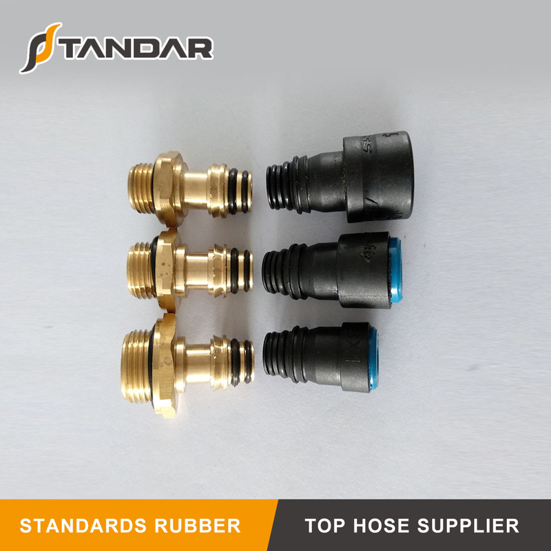 Automobile Brass Nylon Quick Coupling PA Hose For Pneumatic System